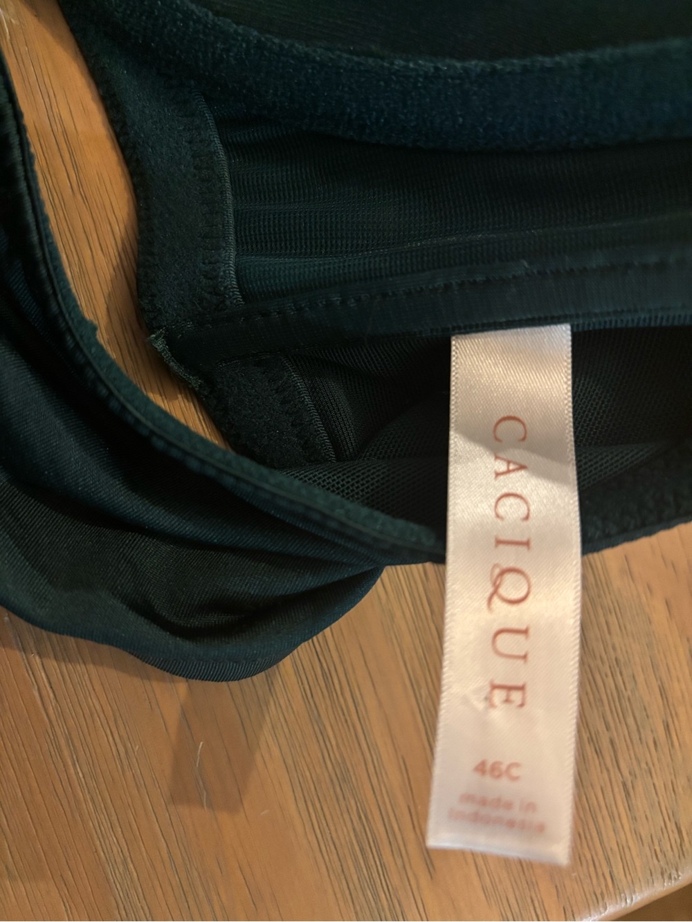 NWT Cacique Lane Bryant 46C Boost Plunge Bra Emerald Green Front Close Lace Race - Picture 5 of 12